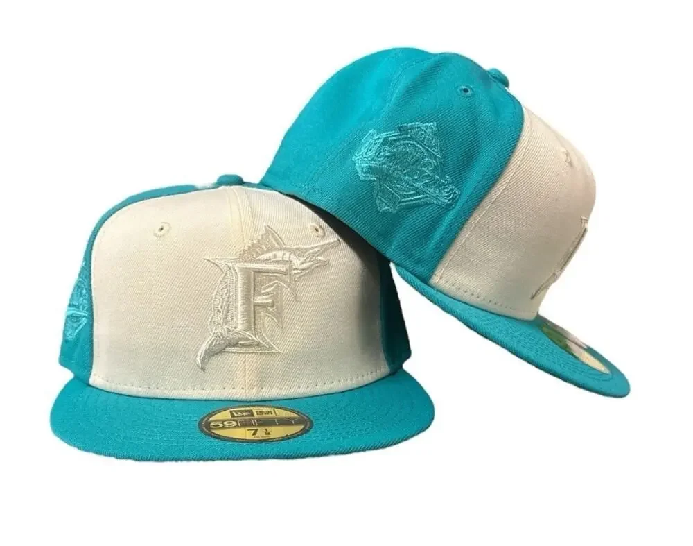 Men's Florida Marlins World Series 1997 New Era 59FIFTY Two Tone Fitted Hat